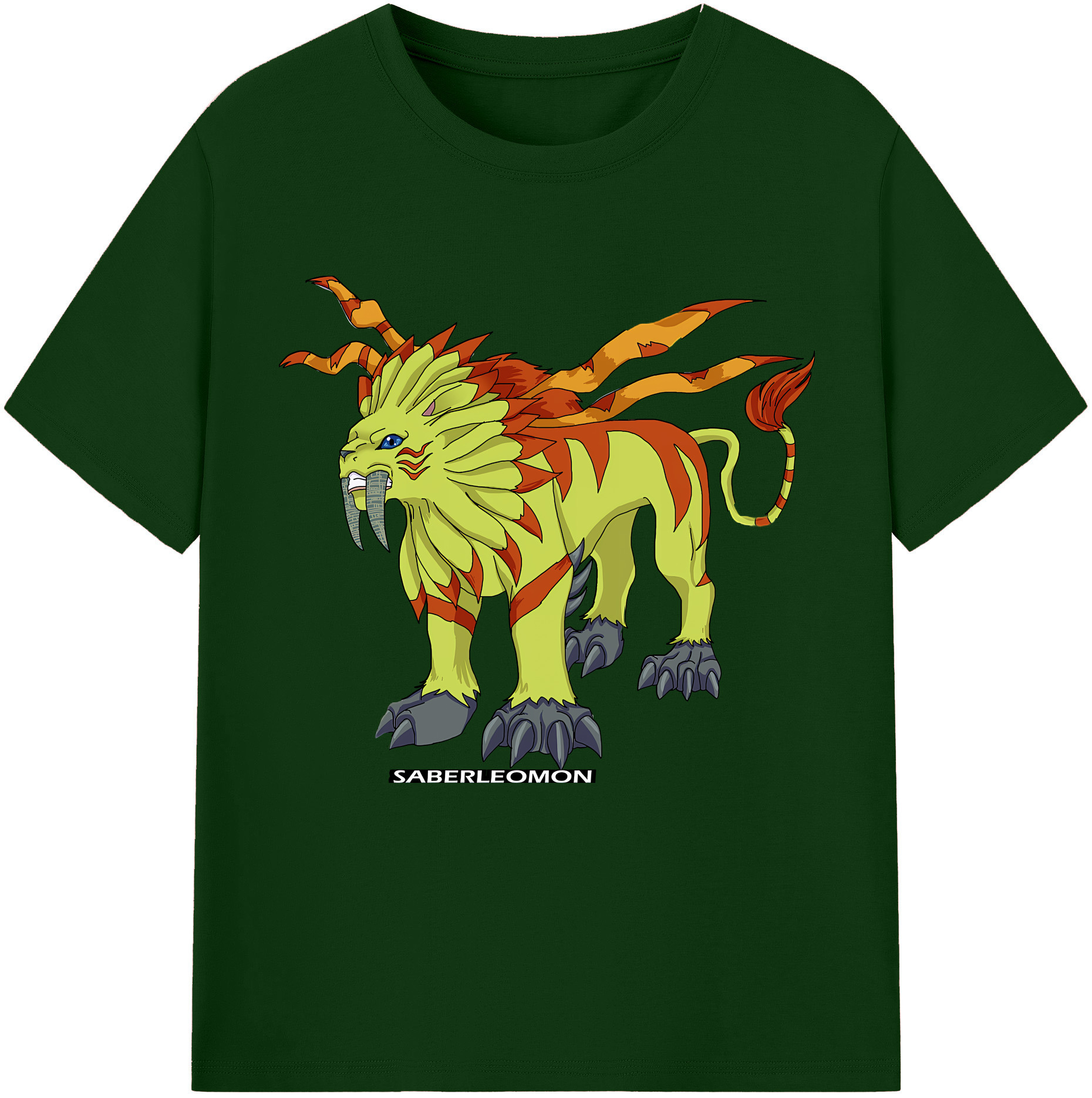 （画像用） Digimon デジタルモンスター/デジモン 綿100％半袖Tシャツ（フロントプリント）